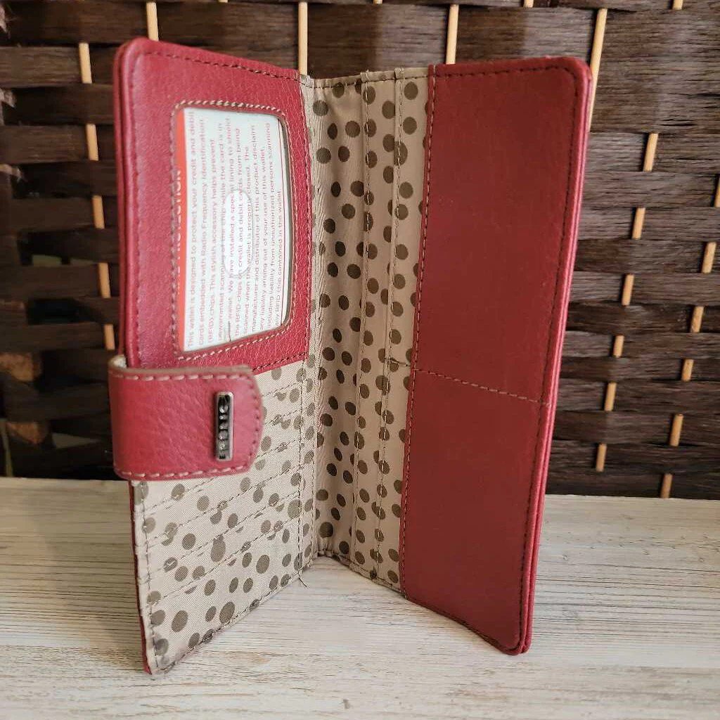 RED/BR, PURSE W/WALLET - Image 6