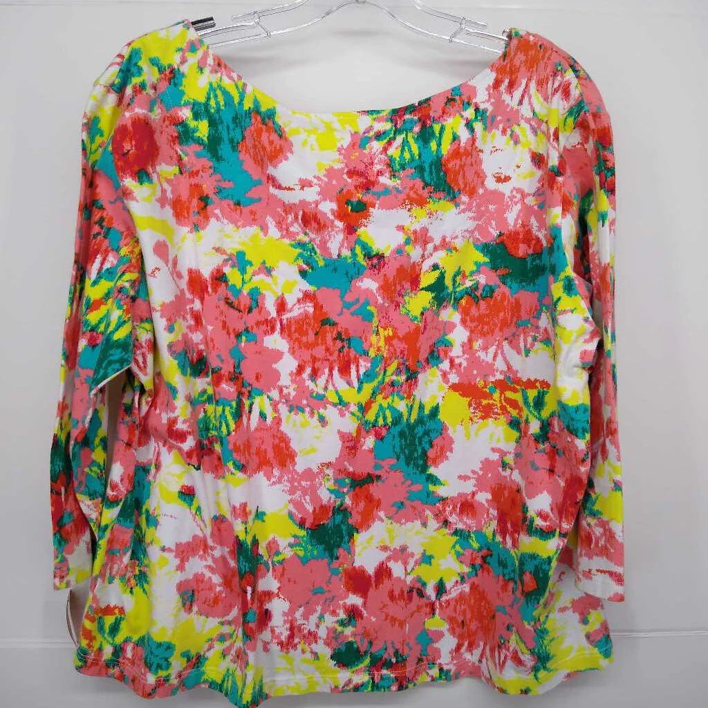 WHITE+,6P,FLORAL TOP - Image 4