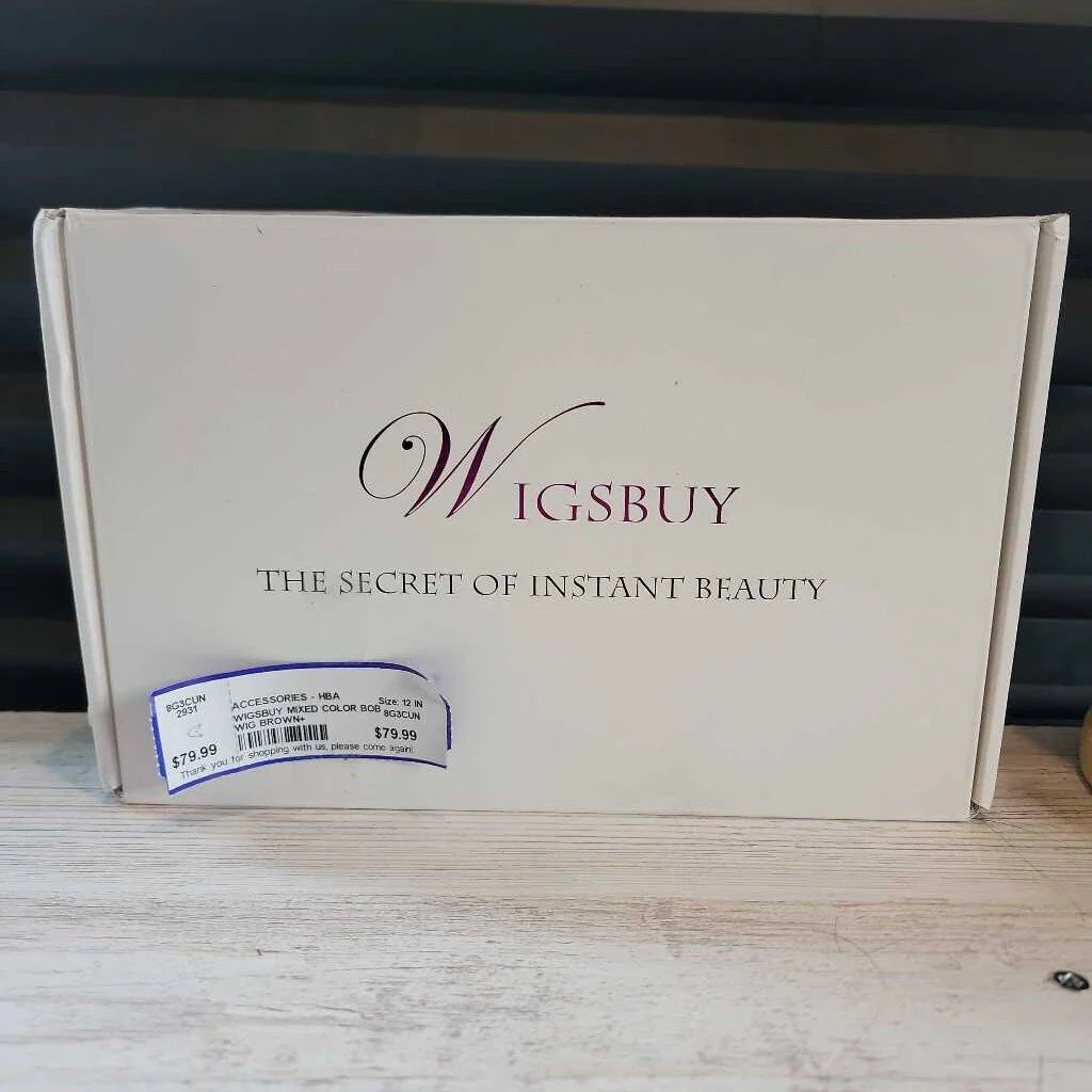 WIGSBUY,BROWN+,12 IN,MIXED COLOR BOB WIG - Image 6